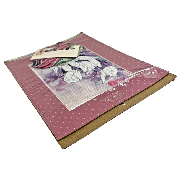 Weekenders Counted Cross Stitch Kit Springtime in Pink 02722 JCA 5x7 Floral READ - Picture 7 of 7